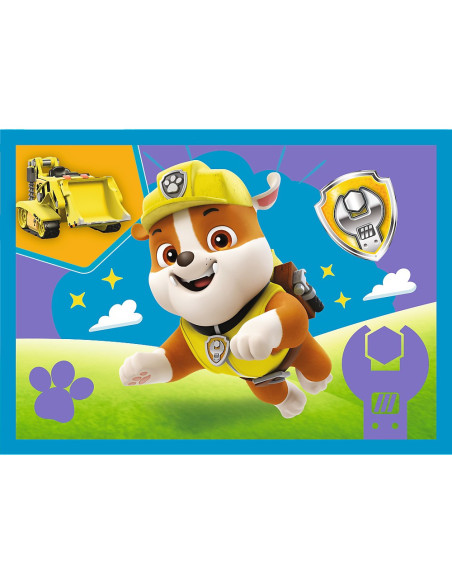 VV-34628,Puzzle Trefl 4in1 Patrula Catelusilor Echipa