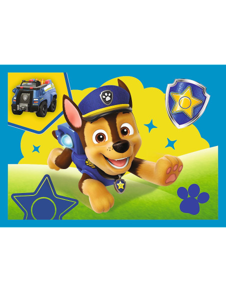 VV-34628,Puzzle Trefl 4in1 Patrula Catelusilor Echipa