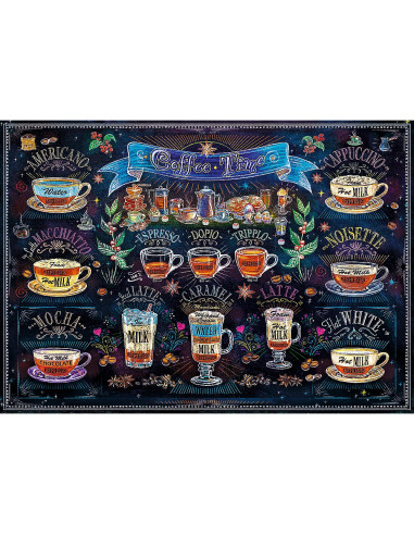 VV-37449,Puzzle Trefl 500 Tipuri De Cafea