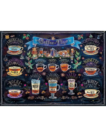 VV-37449,Puzzle Trefl 500 Tipuri De Cafea
