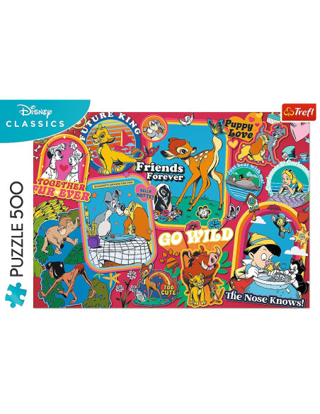 VV-37465,Puzzle Trefl 500 Lumea Disney