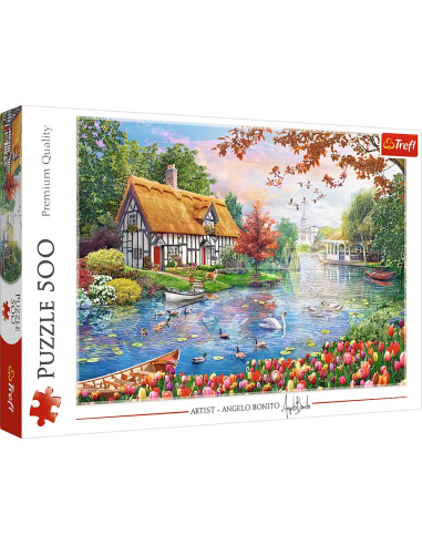 VV-37476,Puzzle Trefl 500 Refugiul Tacut