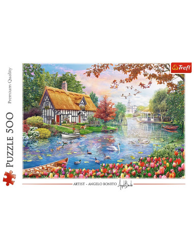 VV-37476,Puzzle Trefl 500 Refugiul Tacut