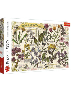 VV-37478,Puzzle Trefl 500 Plante Si Flori Salbatice