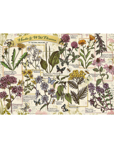 VV-37478,Puzzle Trefl 500 Plante Si Flori Salbatice