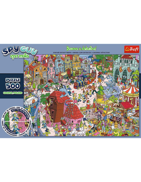 VV-37479,Puzzle Trefl 500 Spy Guy Obiecte Pierdute In Gdansk Polonia