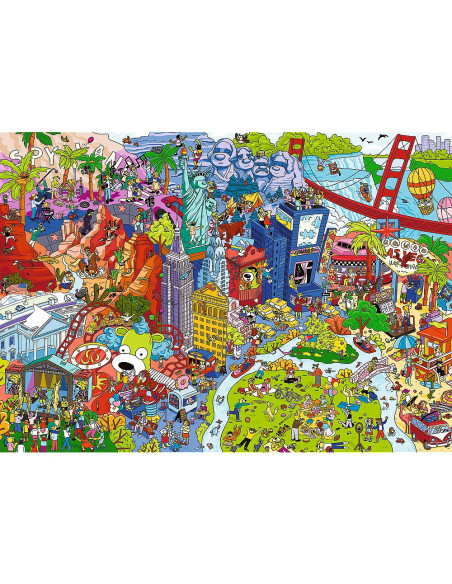 VV-37480,Puzzle Trefl 500 Spy Guy Obiecte Pierdute In Usa