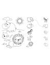 VV-41009,Puzzle Trefl Primo 24 Super Maxi Babies And The Bear In Safari
