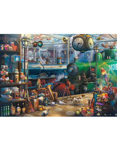 VV-65004,Puzzle Trefl 6000 Statia De Tren