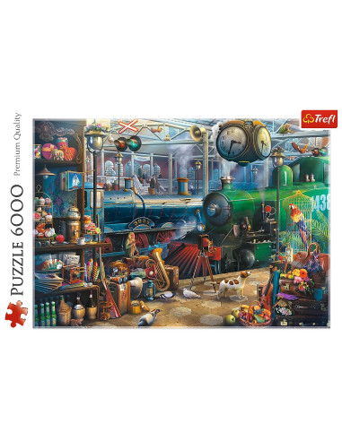 VV-65004,Puzzle Trefl 6000 Statia De Tren