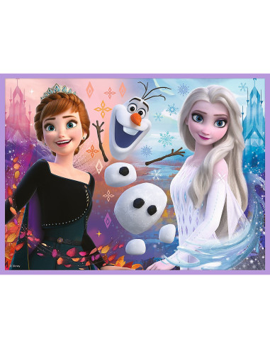VV-93335,Puzzle Trefl 2in1 Memo Disney Frozen Printesele Si Taramul Lor