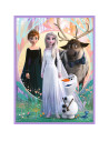 VV-93335,Puzzle Trefl 2in1 Memo Disney Frozen Printesele Si Taramul Lor