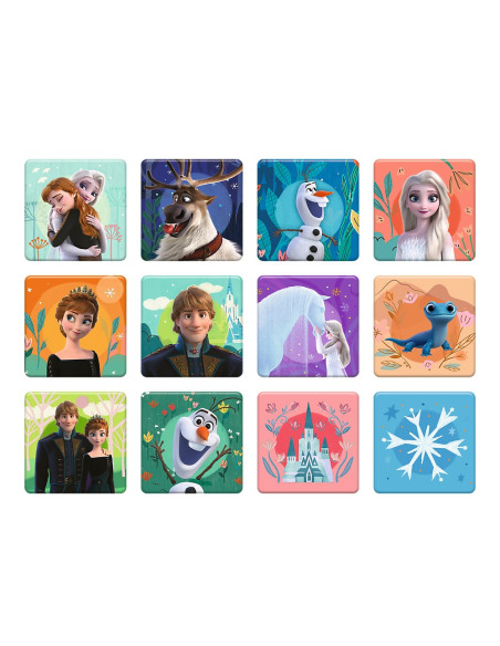 VV-93335,Puzzle Trefl 2in1 Memo Disney Frozen Printesele Si Taramul Lor