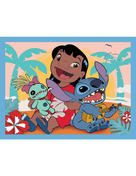 VV-93585,Puzzle Trefl 2in1 Memo Moomin Disney Stitch Lilo