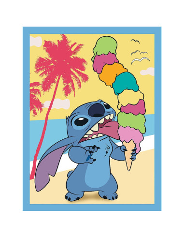 VV-93585,Puzzle Trefl 2in1 Memo Moomin Disney Stitch Lilo