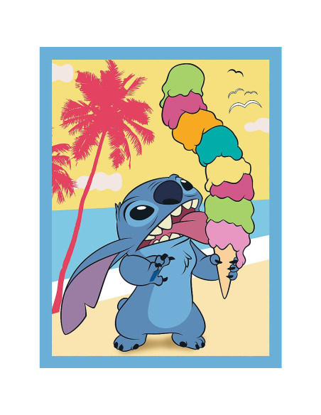 VV-93585,Puzzle Trefl 2in1 Memo Moomin Disney Stitch Lilo