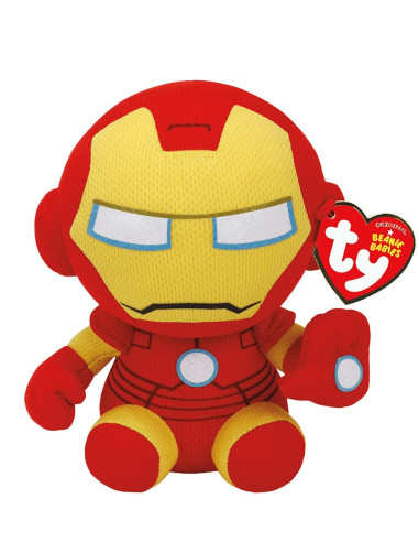 TY41190,Plus Ty 15cm Beanie Babies Marvel Iron Man