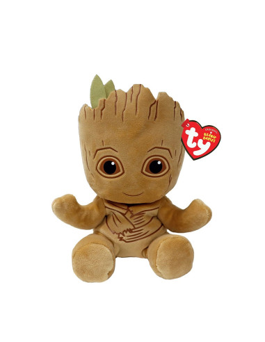 TY44003,Plus Ty 15cm Beanie Babies Soft Marvel Groot