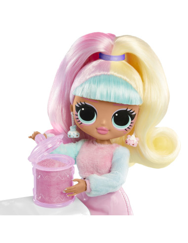 MGA503781EUC,L.o.l. Surprise! Omg Sweet Nails Candylicious Sprinkles Shop Set Papusa Cu Accesorii
