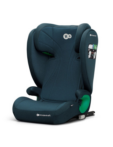 KCJUFI20BLU0000,Scaun Auto Kinderkraft Junior Fix2, I-size 100-150 Cm, Harbor Blue KCJUFI20BLU0000,Scaun Auto Kinderkraft Junior Fix2, I-size 100-150 Cm, Harbor Blue
