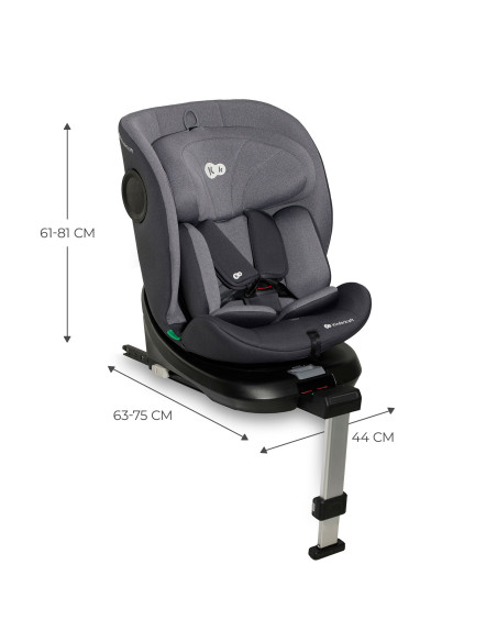 KCI36000GRY0000,Scaun Auto I-size, 40-150 Cm, Kinderkraft I-360, Grey KCI36000GRY0000,Scaun Auto I-size, 40-150 Cm, Kinderkraft I-360, Grey