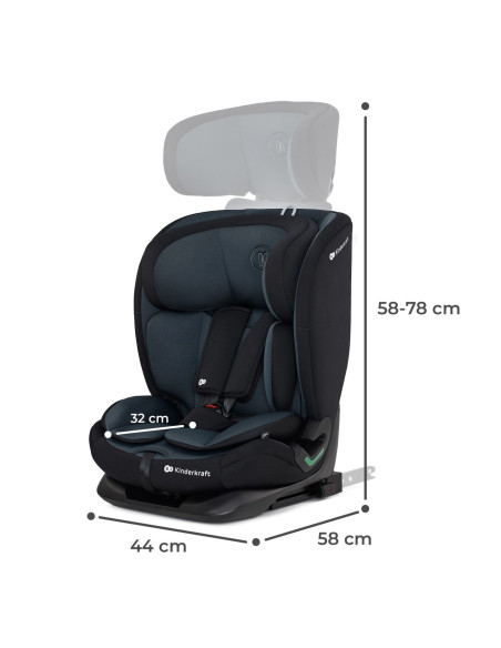 KCONE300BLK0000,Scaun Auto I-size, 76-150 Cm, Kinderkraft Oneto 3, Isofix, Graphite Black KCONE300BLK0000,Scaun Auto I-size, 76-150 Cm, Kinderkraft Oneto 3, Isofix, Graphite Black