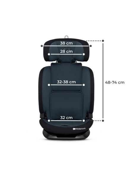 KCONE300BLK0000,Scaun Auto I-size, 76-150 Cm, Kinderkraft Oneto 3, Isofix, Graphite Black KCONE300BLK0000,Scaun Auto I-size, 76-150 Cm, Kinderkraft Oneto 3, Isofix, Graphite Black