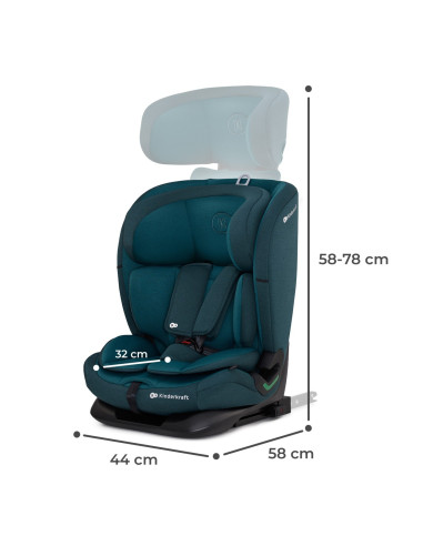 KCONE300BLU0000,Scaun Auto I-size, 76-150 Cm, Kinderkraft Oneto 3, Isofix, Harbor Blue KCONE300BLU0000,Scaun Auto I-size, 76-150 Cm, Kinderkraft Oneto 3, Isofix, Harbor Blue