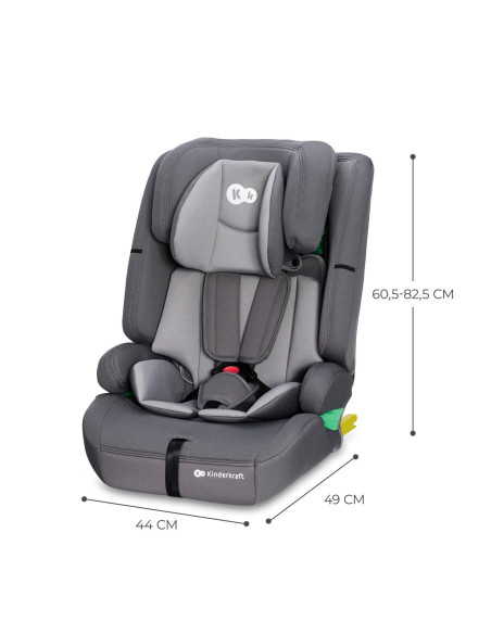 KCSAFI02GRY0000,Scaun Auto I-size, 76-150 Cm, Kinderkraft Safety Fix 2, Grey KCSAFI02GRY0000,Scaun Auto I-size, 76-150 Cm, Kinderkraft Safety Fix 2, Grey
