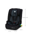 KCSAFI02BLK0000,Scaun Auto I-size, 76-150 Cm, Kinderkraft Safety Fix 2, Black