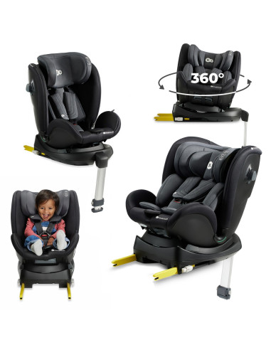 KCXRID00BLK0000,Scaun Auto I-size, 40-125 Cm, Kinderkraft Xrider, Black