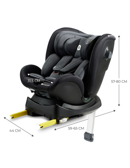 KCXRID00BLK0000,Scaun Auto I-size, 40-125 Cm, Kinderkraft Xrider, Black