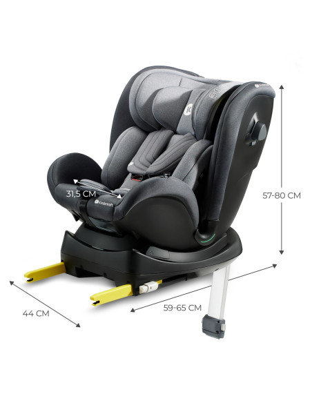 KCXRID00GRY0000,Scaun Auto I-size, 40-125 Cm, Kinderkraft Xrider, Grey KCXRID00GRY0000,Scaun Auto I-size, 40-125 Cm, Kinderkraft Xrider, Grey