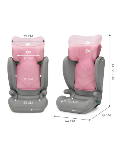 KCISPA00PNK0000,Scaun Auto Kinderkraft I-spark, I-size 100-150 Cm, Pink