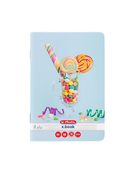 Caiet Herlitz A4, 60 file, 70g/mp, Dictando, Motiv cupcakes Caiet Herlitz A4, 60 file, 70g/mp, Dictando, Motiv cupcakes