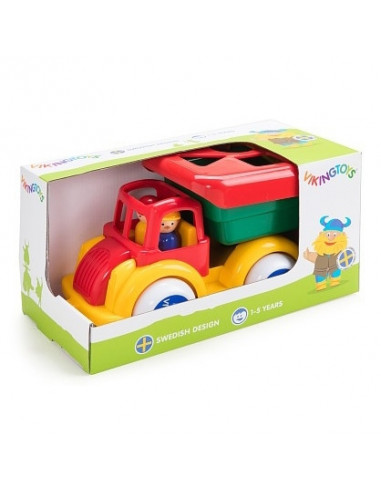 Camion cu forme si 2 figurine - Jumbo,VK81258