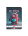 Caiet Herlitz A5, 48 file, 70g/mp, Dictando, Motiv cute monster