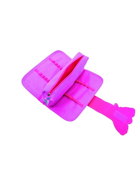 Penar etui neechipat Keyroad, Motiv unicorn, Roz