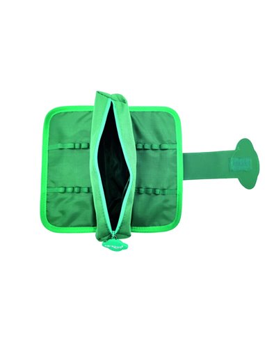 Penar etui neechipat Keyroad, Motiv crocodil, Albastru