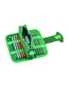 Penar etui neechipat Keyroad, Motiv crocodil, Albastru