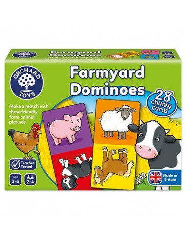 Joc educativ domino Ferma FARMYARD DOMINOES,OR006