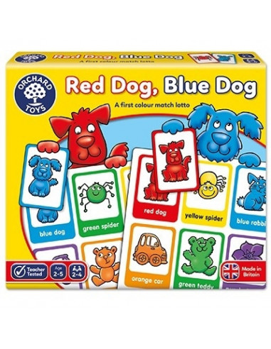Joc educativ loto in limba engleza Catelusii RED DOG BLUE