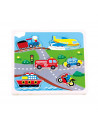 Puzzle transport cu sunete Puzzle transport cu sunete