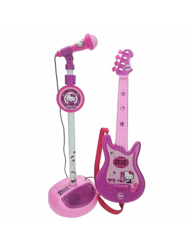 Set chitara si microfon Hello Kitty,RG1494