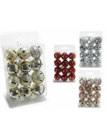 Set 48 globuri metalice, 4 pachete/set, 12