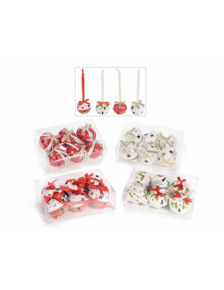 Set 24 globuri metalice, 4 pachete/set, 6
