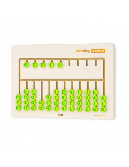 Jucarie de perete - Invata alfabetul, Viga,50674