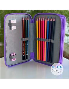 Penar echipat S-COOL, 2 fermoare, 29 piese, Motiv micul unicorn 2