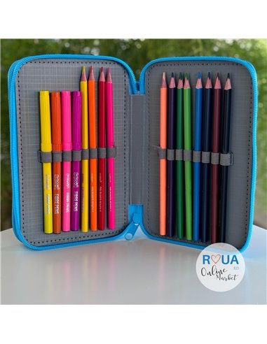 Penar echipat S-COOL SC1608, 2 fermoare, 29 piese, Motiv candy lover