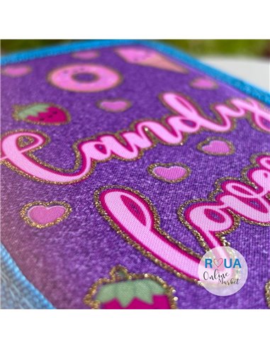 Penar echipat S-COOL SC1608, 2 fermoare, 29 piese, Motiv candy lover